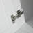 24In White Laundry Cabinet - Stainless Steel Sink & Faucet Firm Effortless Setup Utility Strong Silent Atmosphere Building