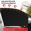 4PCS Housse de protection magnétique pour pare-soleil