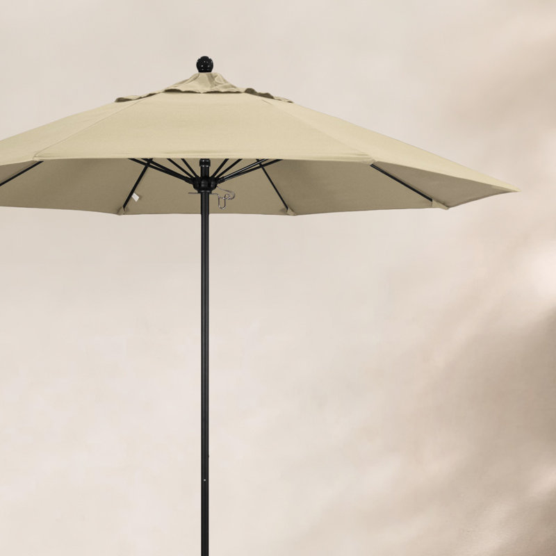 Parasol de marché 9 pi Maria, Toile Sunbrella® beige antique