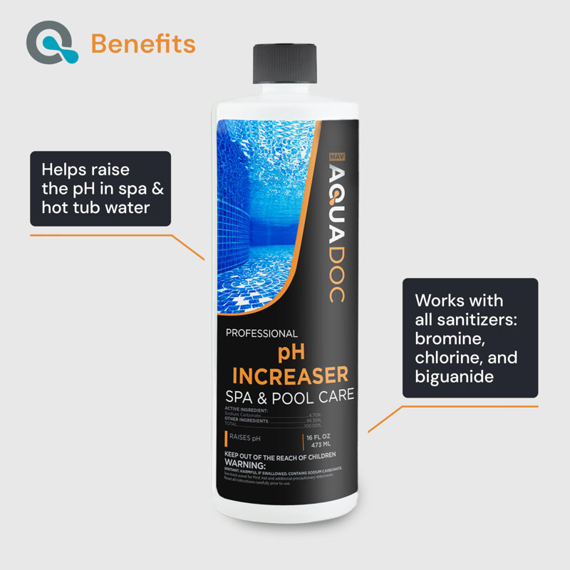 Augmentateur de pH pour spa AquaDoc - 16 oz