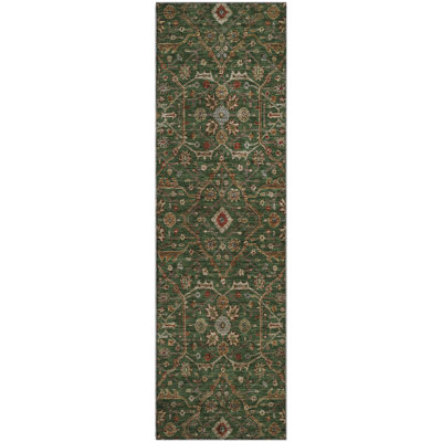 Premium Machine Washable Ducote AMF1130 Global Rug