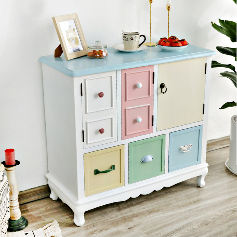 Armoire décorative de chambre à coucher de style nordique