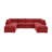 Arvill Corduroy U-Shaped Sectional-242461821