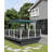 10x13FT Aluminum Pergola with Retractable Canopy-125963820-125963822