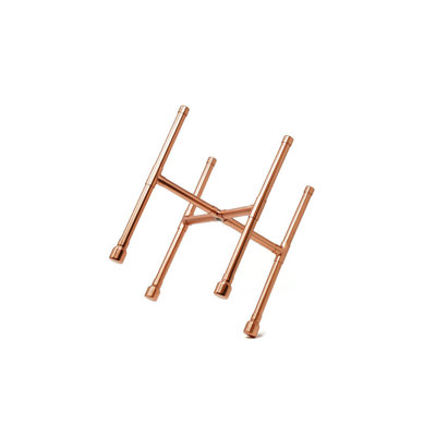 Handmade Copper Cross Plant Stand