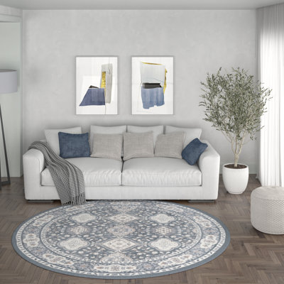 Tapis oriental gris foncé Wealden