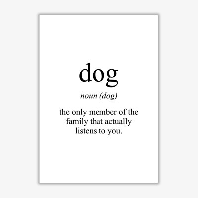 Dog - Print