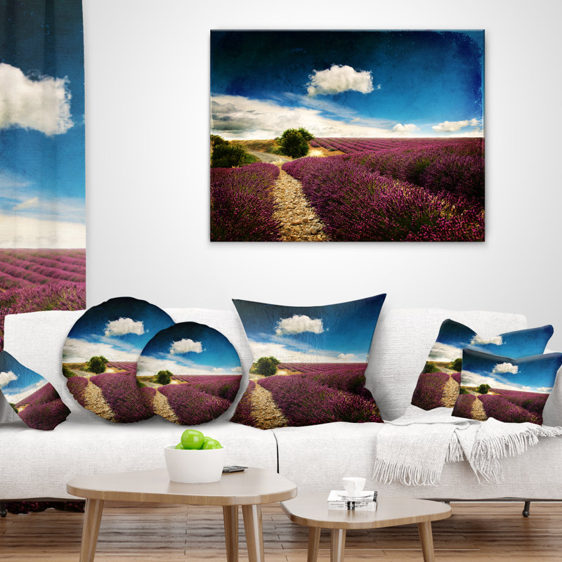 Landscape Reversible Throw Pillow
