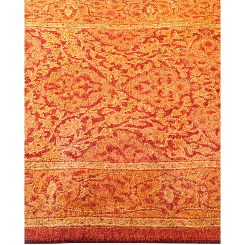 One-of-a-Kind 2'7" x 13'2" Hand Knotted Area Rug