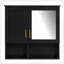 Armoire de toilette 2 en 1, armoire à pharmacie murale de 30 pouces avec tablettes réglables et portes à fermeture douce, miroir haute définition avec rangement pour meuble-lavabo de salle de bain-19509696