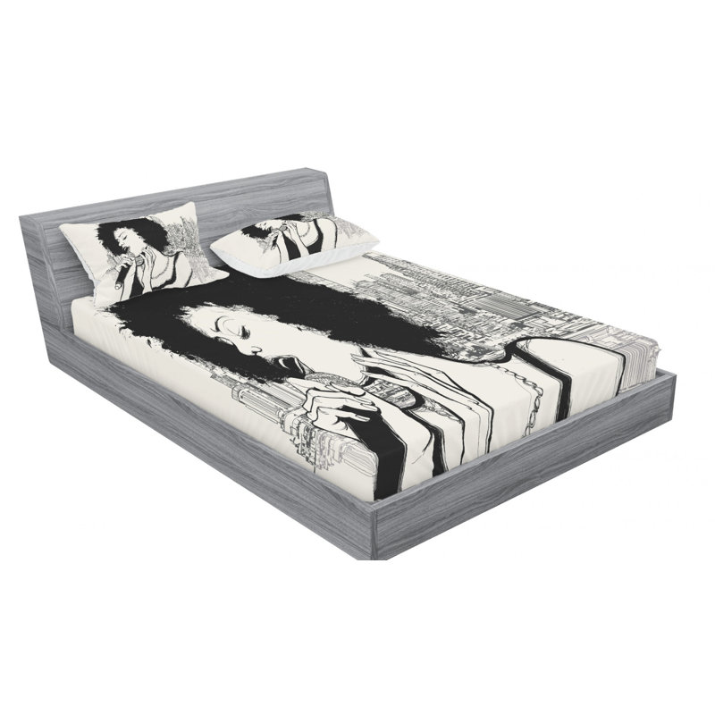 Microfiber Sheet Set, Full/Double Sheet Set with Pillowcase