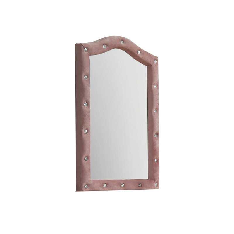 Reggie Pink Fabric Mirror