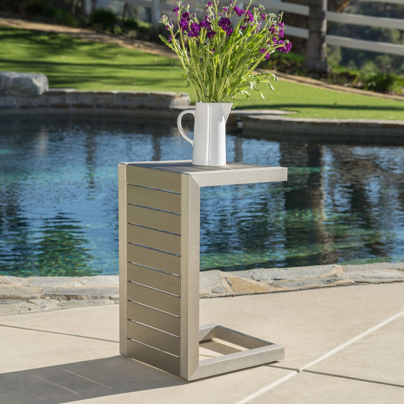 TABLE EN C BLANC, Argent