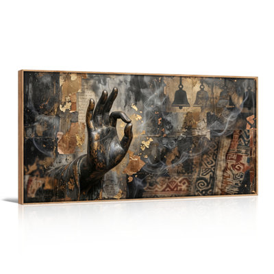 Ensemble de 1 tableau sur toile « Main mystique »