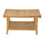 Spateak Grade-A Teak Wood Milan Shower Seat 30" Outdoor Patio Stool Bench