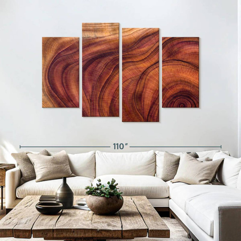 Avery Wood Grain Pattern, 54" H x 84" W