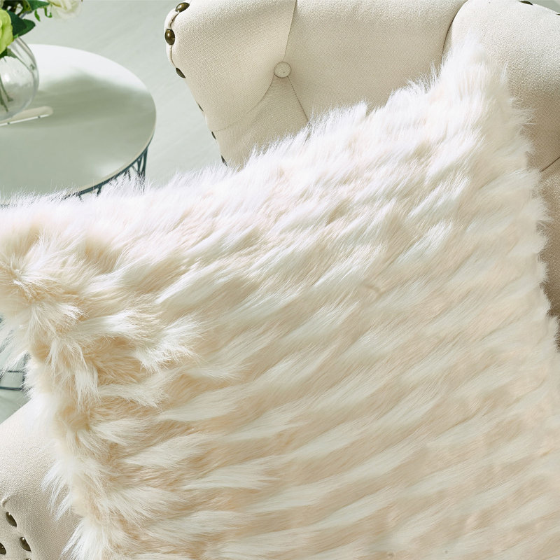 Square Euro Cushion Cover, Ivory