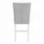 Gris et blanc, tabourets de comptoir à hauteur de comptoir (de 2) - Chaises de salle à manger modernes avec repose-pieds pour un confort et un style améliorés, coussins de dossier, conception, structure rectangulaire en bois franc et élégance supplémentaire,