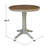 Gianluka Counter Height Solid Wood Dining Table-601266404-601266395