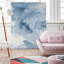 «Blue Cloudy Dreams I», reproduction d'art sur toile géante 72 po x 54 po