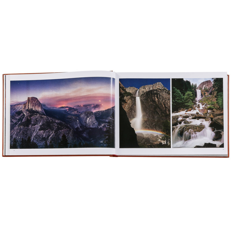Graphic Image Treasured Lands, CoffeeTable Book, Leather, Tan