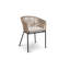 Fabiano Outdoor Patio Dining Armchair with Cushion-240211028