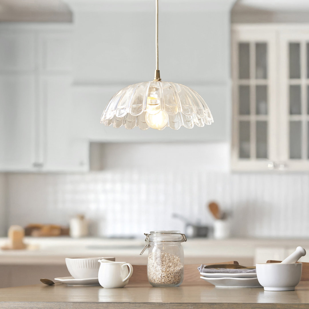 1 - Light Brushed Brass Pendant