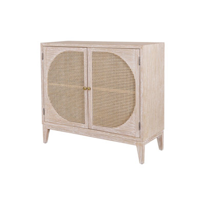 Olivia Two Door Natural Wooden Cabinet