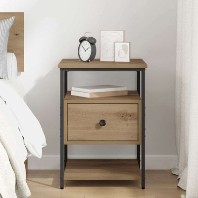 40cm W Manufactured Wood Bedside Table