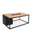Himanshu Rectangle Aluminium Propane Smokeless Fire Pit Table-1215637990