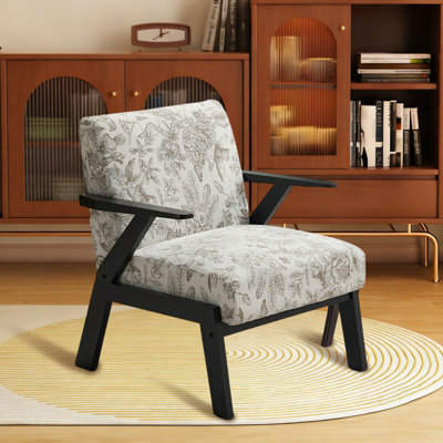 Chaise d'appoint moderne, fauteuil de lecture rembourré
