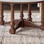 Table basse au design rétro