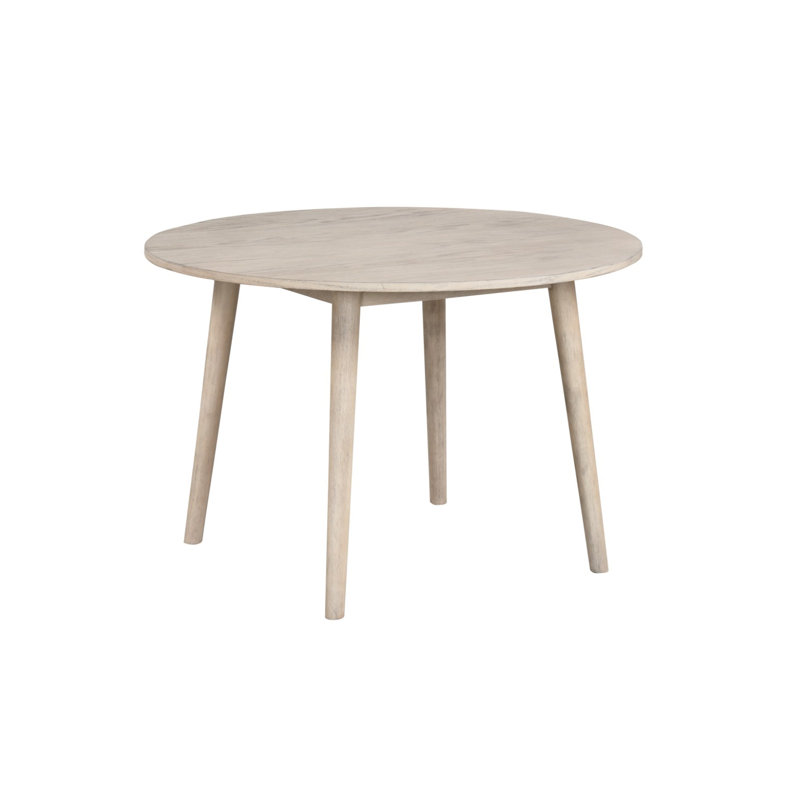 Table de salle à manger 42,5 po Mid-Century, Chêne brun naturel
