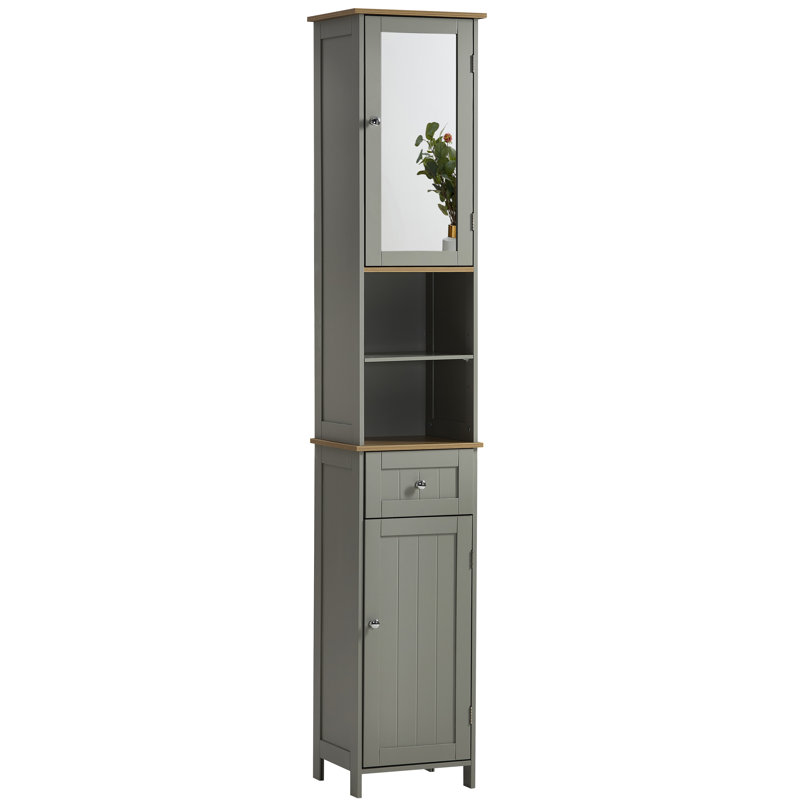 Milano Linen Cabinet, Grey