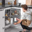 Armoire de coin 31 po 2 niveaux
