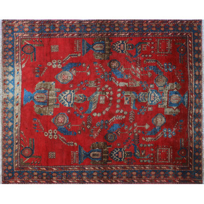 Drago One-of-a-Kind 5'0" X 5'11" 1980s Wool Area Rug in