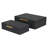 Lusan Rectangular Decorative Box Set - Black Faux Shagreen-1693151750