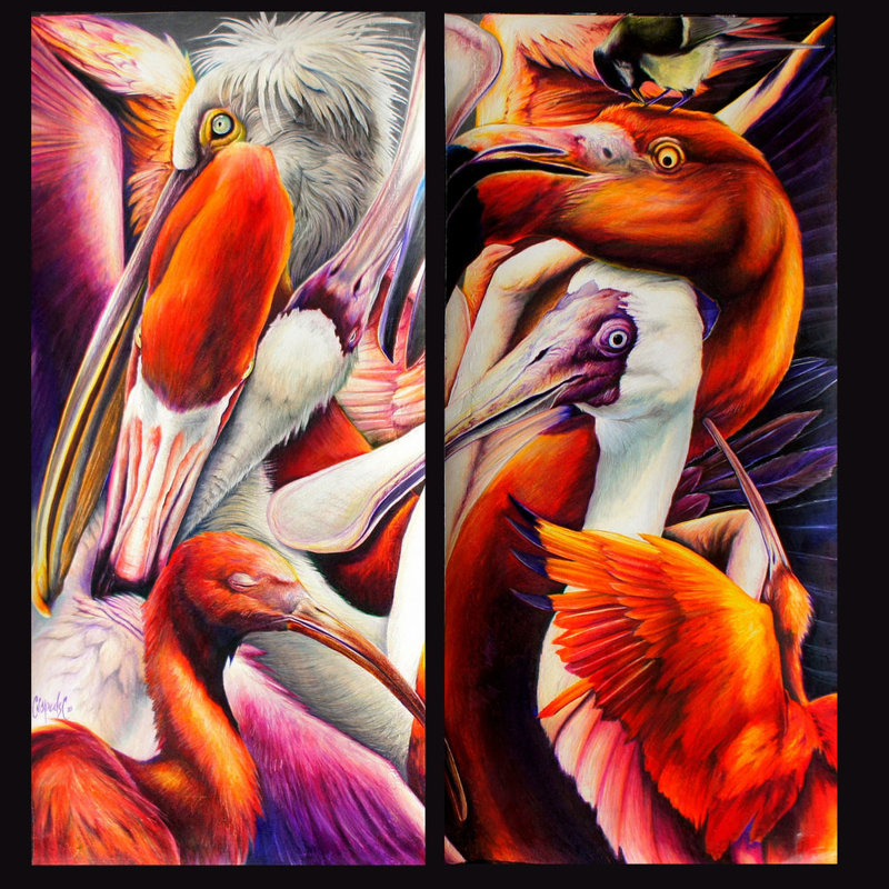 Enredo II Print by Diego Cespedes Cabrera.
