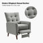 Fauteuil inclinable manuel en cuir véritable de 28,5 po Jessalynn (ensemble de 2)-327451406
