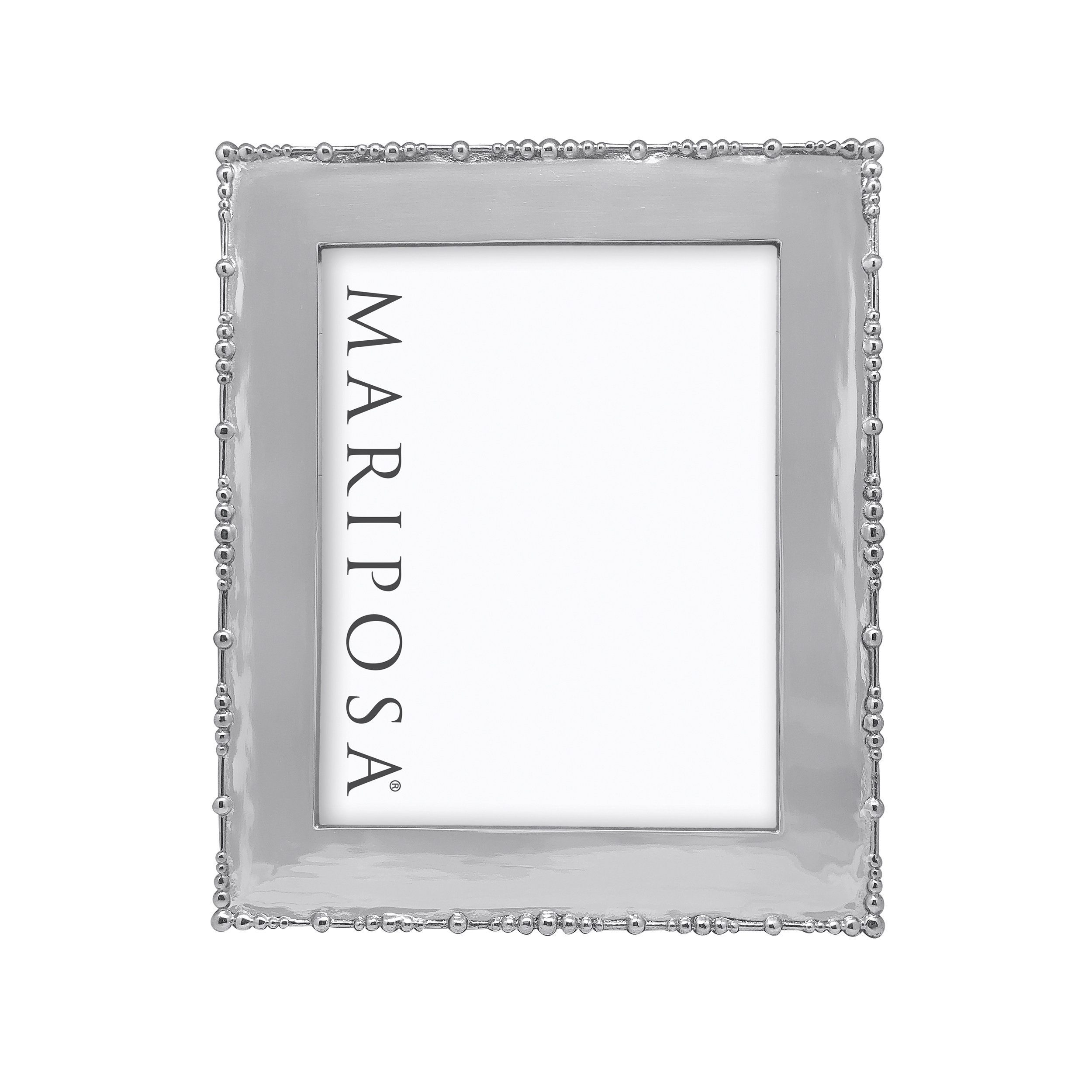 Mariposa 8" X 10" Metal Single Picture Frame Set in Silver | Perigold