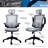 Techni Mobili Modern High-Back Mesh Executive Office Chair With Headrest And Flip-Up Arms