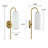 Dimmable Armed Wall Sconce
