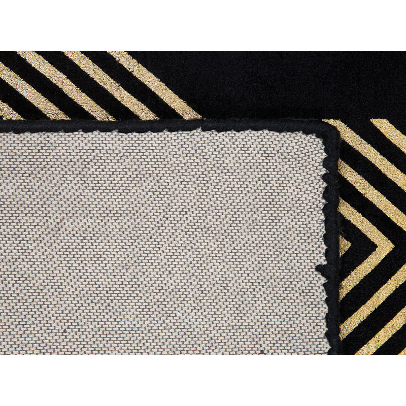 Gurdon Geometric Viscose Hand Woven Area Rug, Rectangle 160 x 230cm