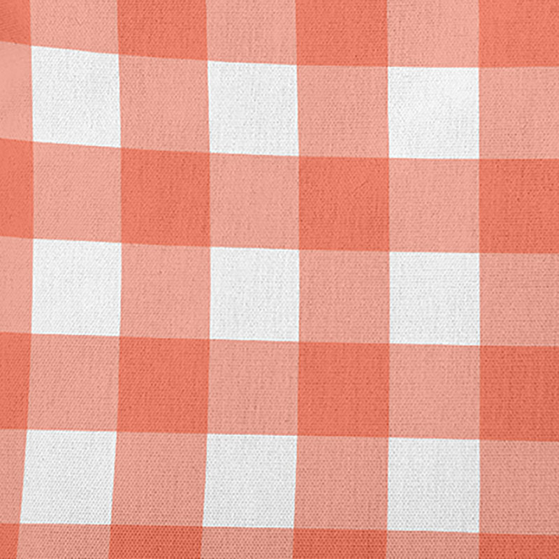  Housse et insert de coussin décoratif en polyester pour intérieur / extérieur E par Design, 20 po x 20 po, Orange récolte