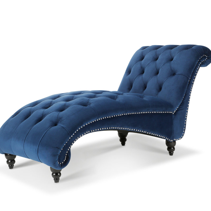 Tufted Armless Chaise Lounge