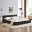 Lit plateforme grand en chenille avec tête de lit et structure solide-1351512791
