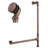 Thaine 70" Freestanding Soaking Copper Bathtub