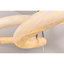 Lustre suspendu clair en cuir et acier albâtre clair-90643561-90643571-130743795
