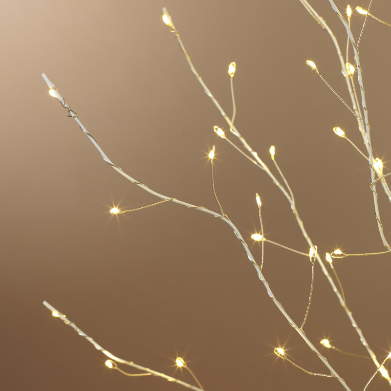 Tall Pre Lit Tree With 150 Warm White Micro Leds, 4' H