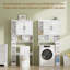 Washing Machine Cabinet with 2 Doors, Versatile Storage Unit